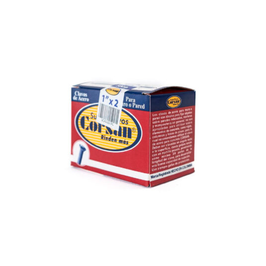 CLAVO ACERO ESTRIADO  1 LB CORSAN CÓDIGO 103496