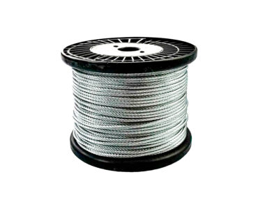 GUAYA GALVANIZADA  1/8" X MTS ROLLO 500 CÓDIGO 100955