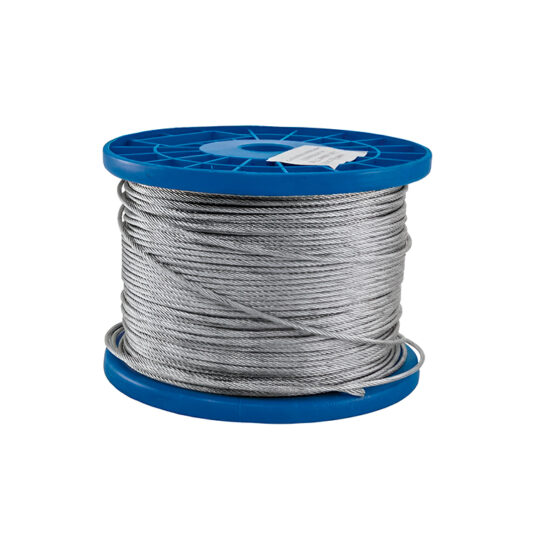 GUAYA GALVANIZADA   3/16" 6 X 7 X MTS ROLLO :500 CÓDIGO 100956