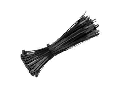 AMARRE PLAST NEG 7.6X400MM:100    CÓDIGO 16070