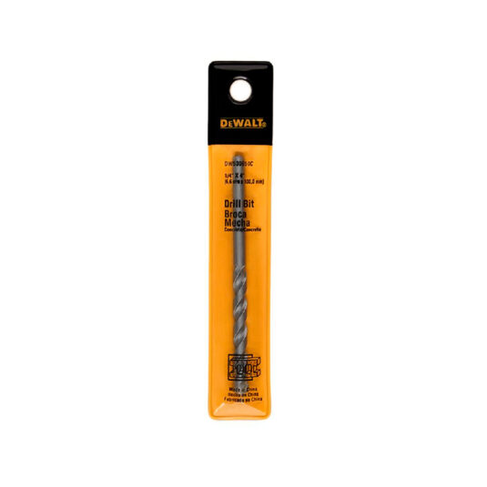 BROCA PARA MURO 1/4 x 4 DEWALT  CÓDIGO DW530650C