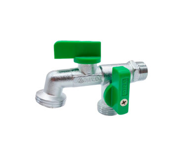 LLAVE JARDIN LAVADORA DOBLE SALIDA ARCO CÓDIGO 47373