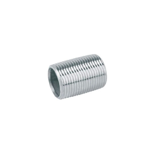 NIPLE GALVANIZADO 1 X 1 = 3CM CÓDIGO 1028