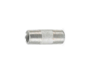 NIPLE GALVANIZADO 1.1/2 X 1.1/2 = 4CM  CÓDIGO 110996