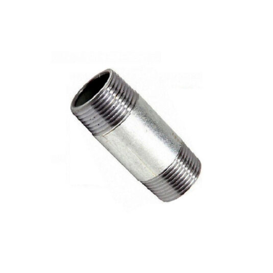 NIPLE GALVANIZADO  1/2 X 4 = 10CM CÓDIGO 100758